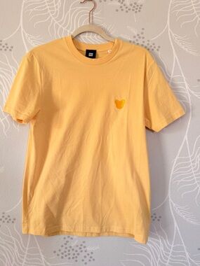 Disney Minnie Mouse Organic Cotton Yellow Tshirt Small Unisex